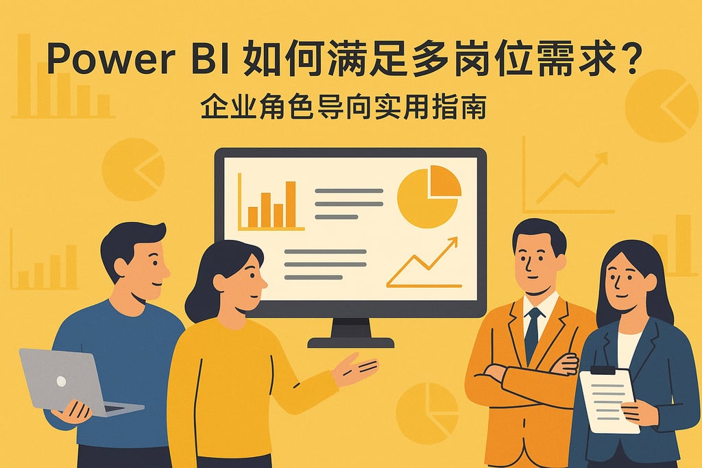 Power BI如何满足多岗位需求？企业角色导向实用指南